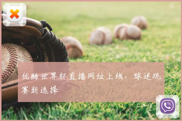 优酷世界杯直播网址上线,球迷观赛新选择